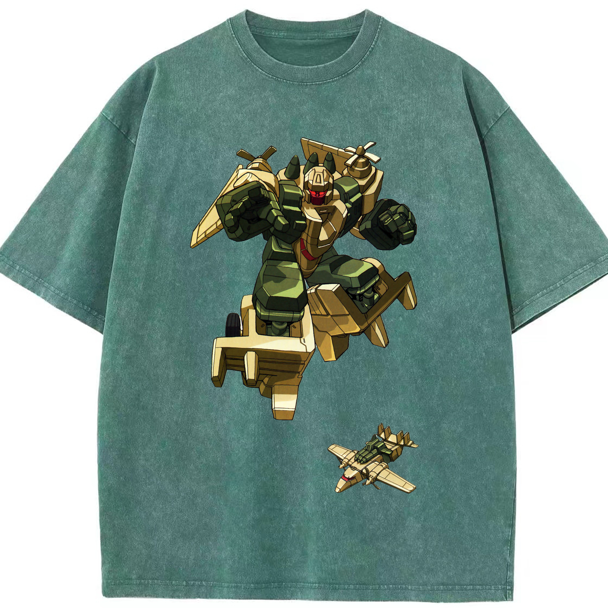 （画像用）  綿100% ヴィンテージ風 半袖Tシャツ（フロントプリント）